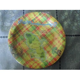 Assiettes dessert madras carte Martinique 84g