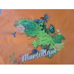 Nappe cirée fonds uni Martinique 735g