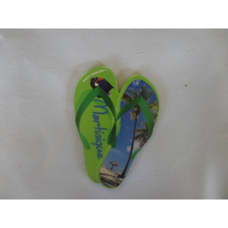 Magnet carte Martinique plage 10g