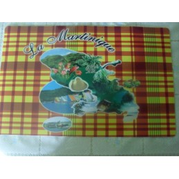 Lot de 4 sets carreaux Madras