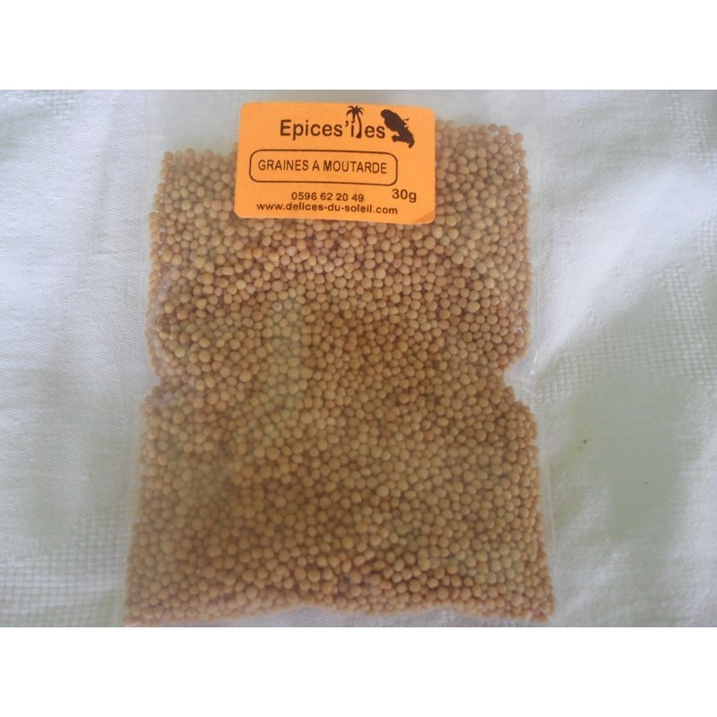 Graines de moutarde jaune 30g