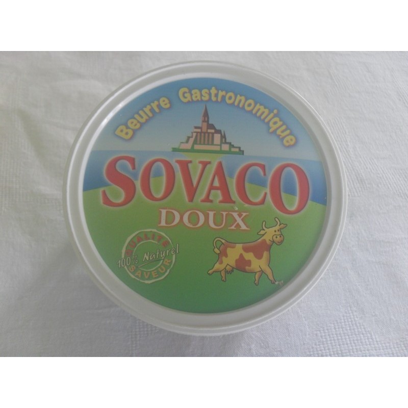 Beurre doux Sovaco 250g