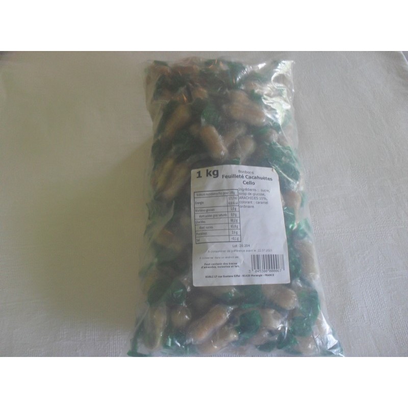 Bonbon cacahuète feuilletée - 500g
