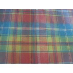 Nappe madras 6 couverts