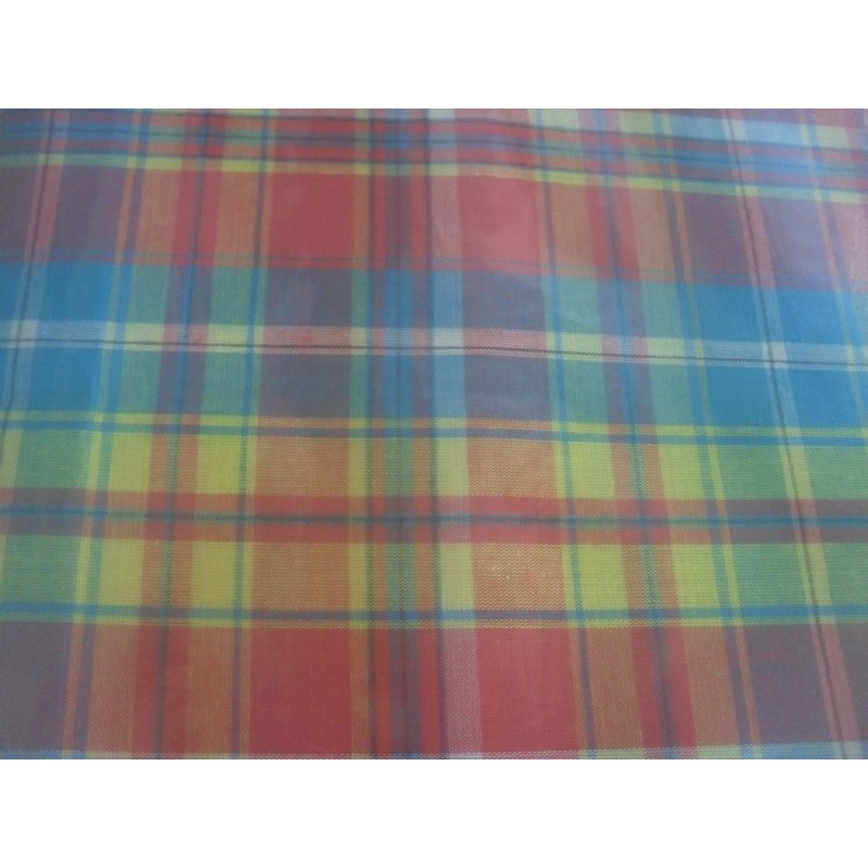 Nappe madras 6 couverts